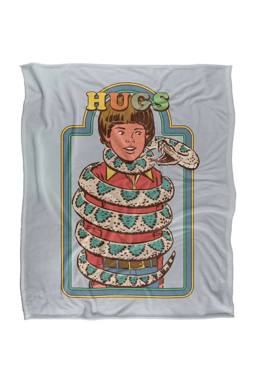 Steven Rhodes Hugsss Silky Touch Super Soft Throw Blanket