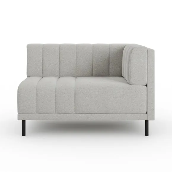 Amali Corner Dining Bench, Textured Weave 5