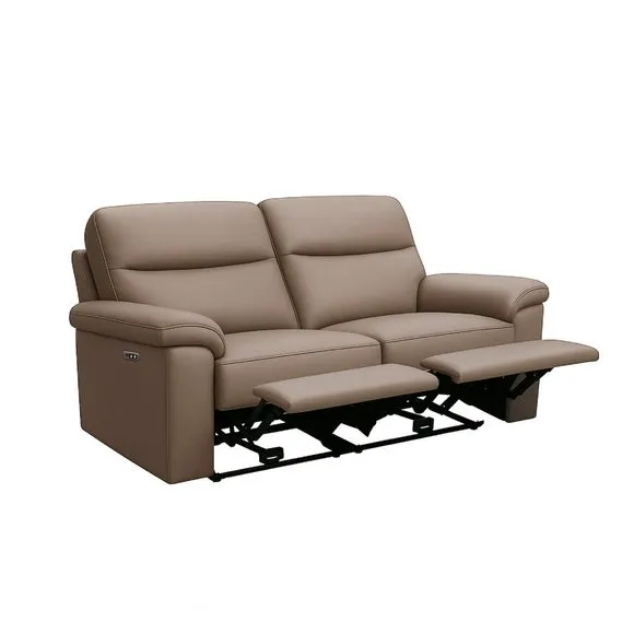 Aspire Toronto Leather Power 2 Seater Recliner Sofa 2