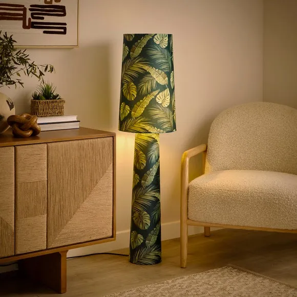 Voyager Leaf Fabric Floor Lamp 2