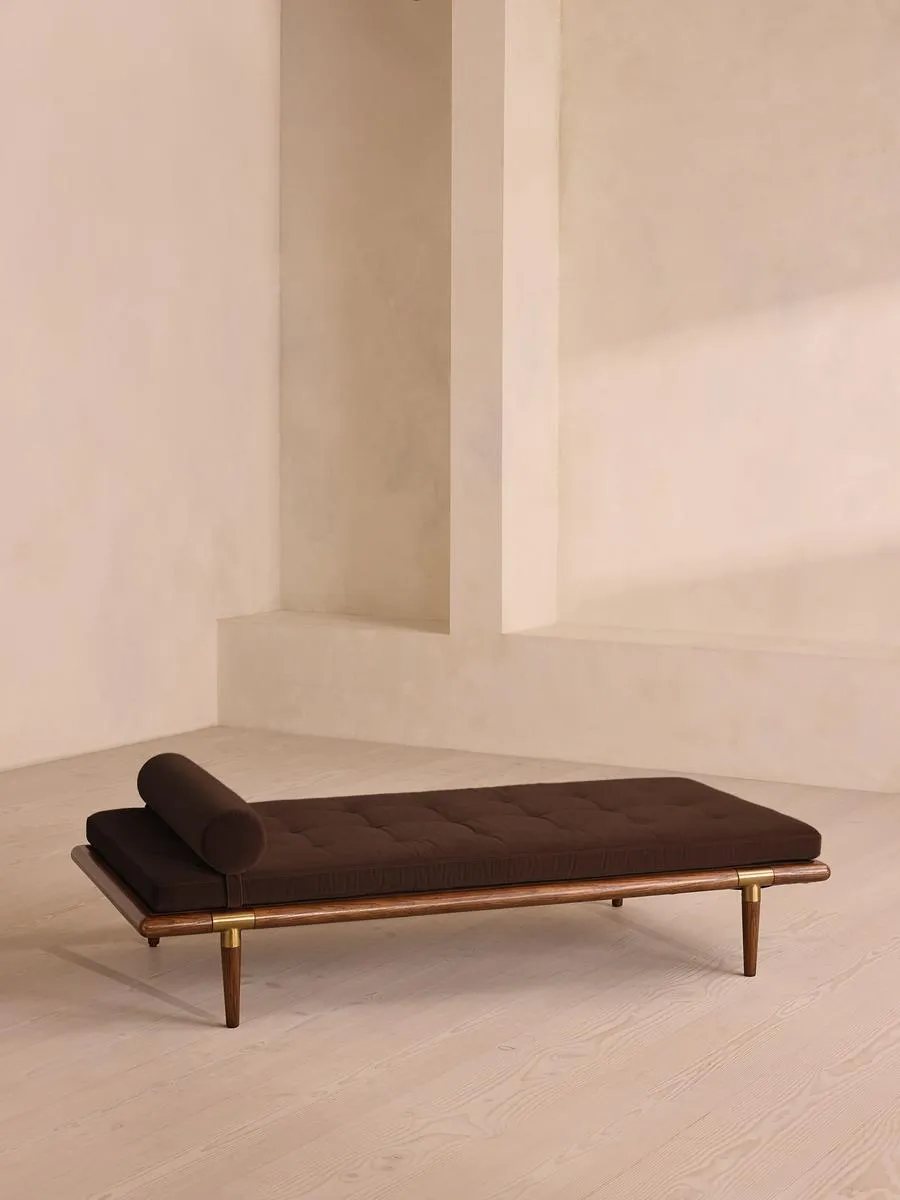 Theodore Daybed, Chocolate Velvet