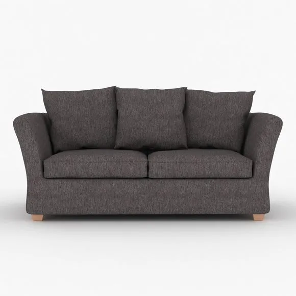 Emmett Woven Fabric 2 Seater Double Sofa Bed 6