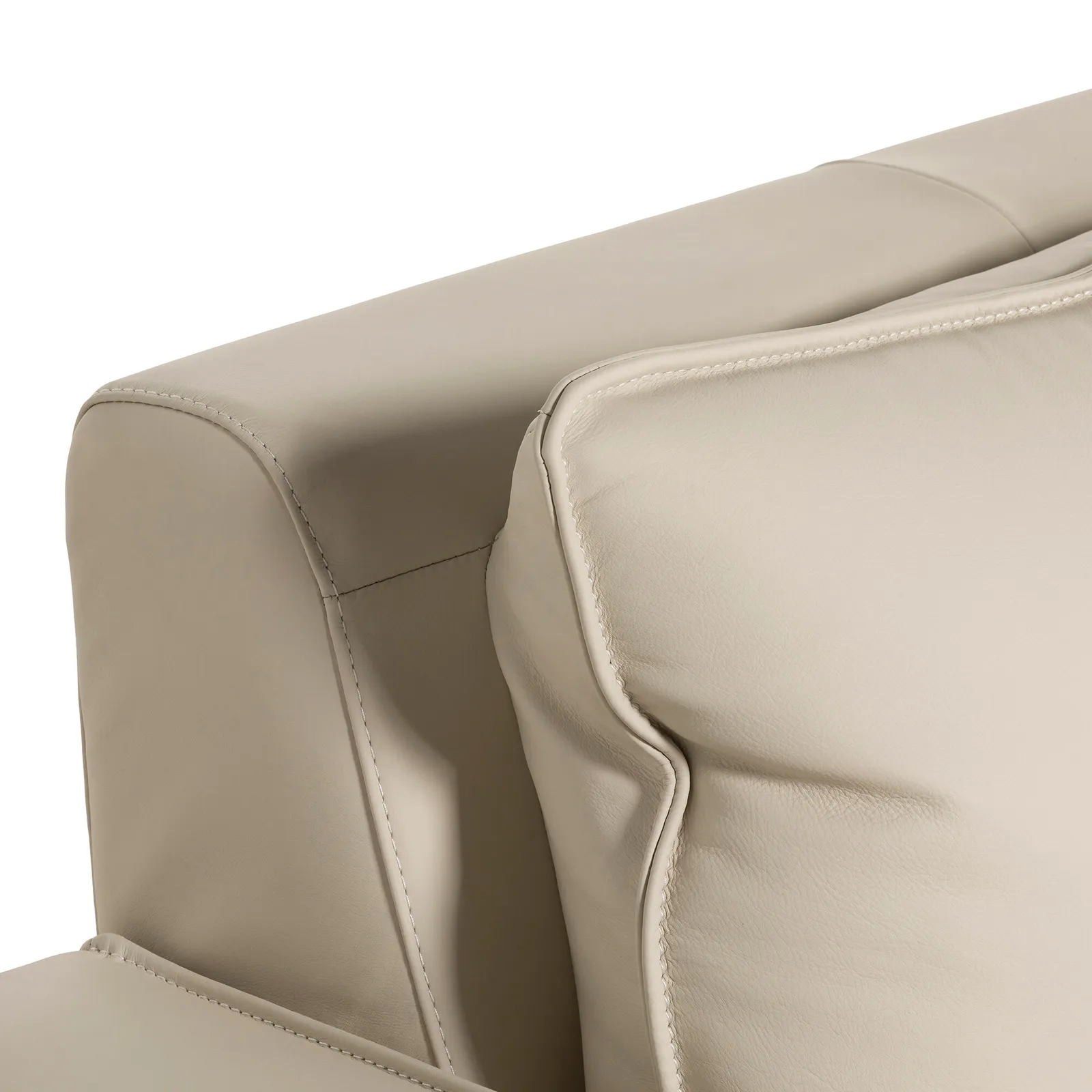 Holloway Corner Modular Sofa & Ottoman Leather | Barker & Stonehouse 4