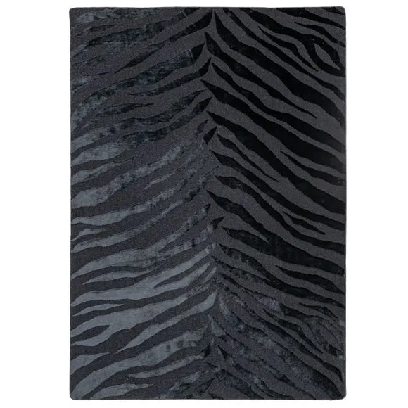 Boucle Carved Zebra supersoft Rug 5