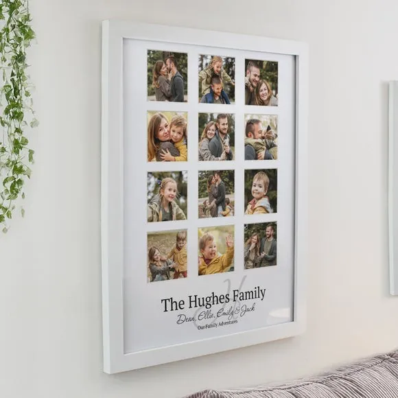 Personalised Family Multi Photo Frame 3
