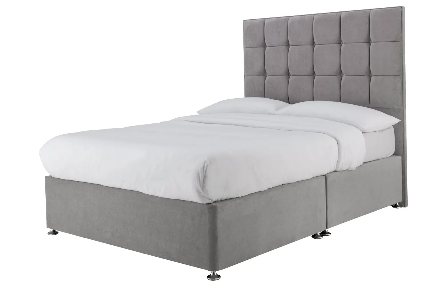 Forty Winks 2000 Pocket Sprung Kingsize Divan - Seal Grey