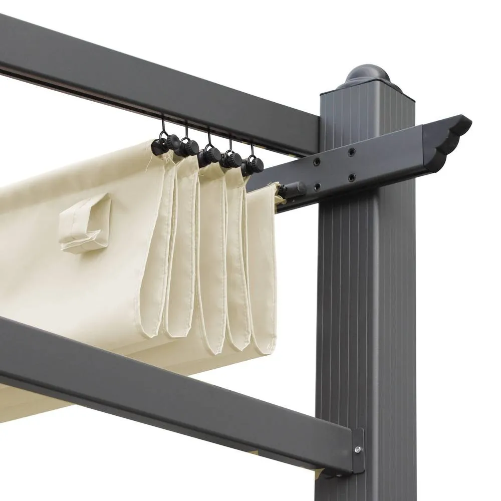 sweeek Replacement canopy roof for 3x4m Murum pergola in Off-White 2