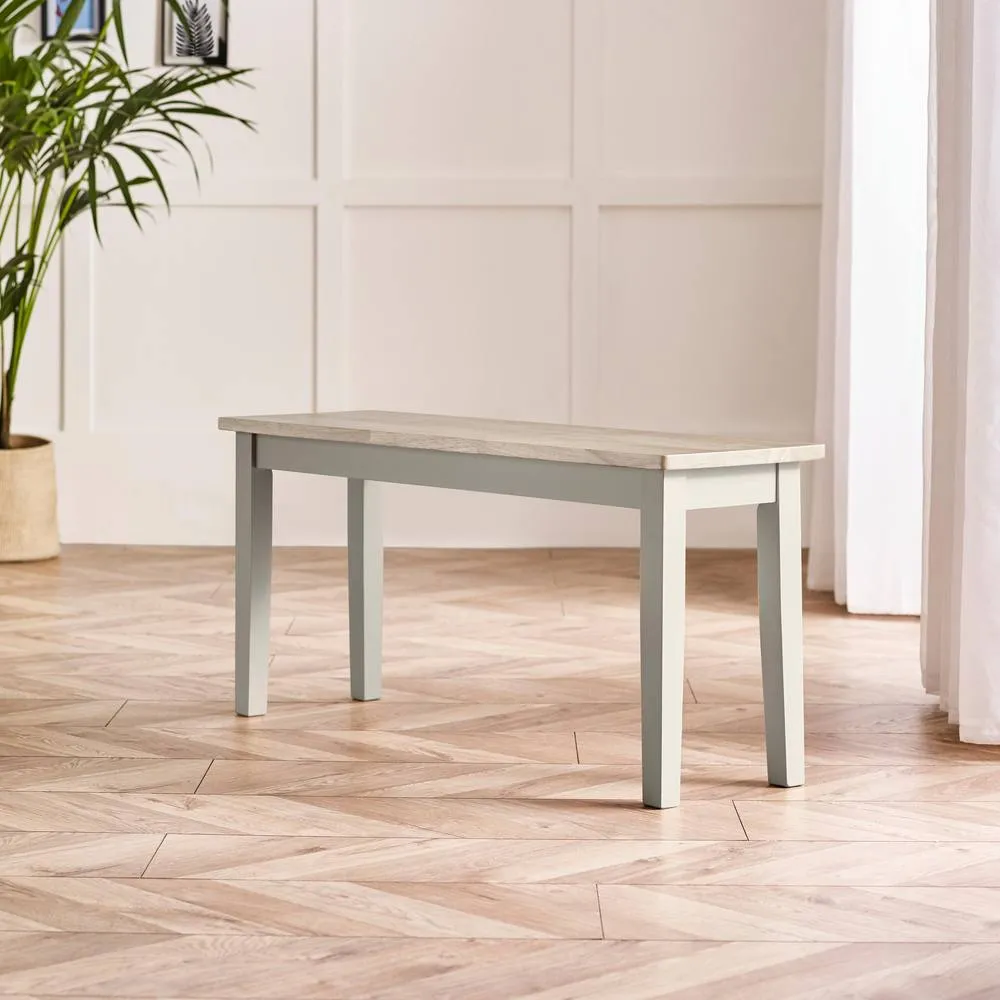 FurnitureboxUK Lulworth Rectangular Wood 6 Seater Dining Table in White