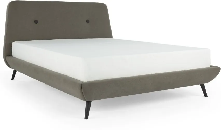 Edwin King Size Bed, Pavilion Marl Grey