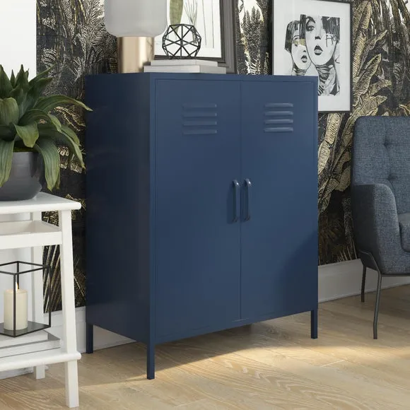 Return - Bradford 2 Door Metal Storage Cabinet