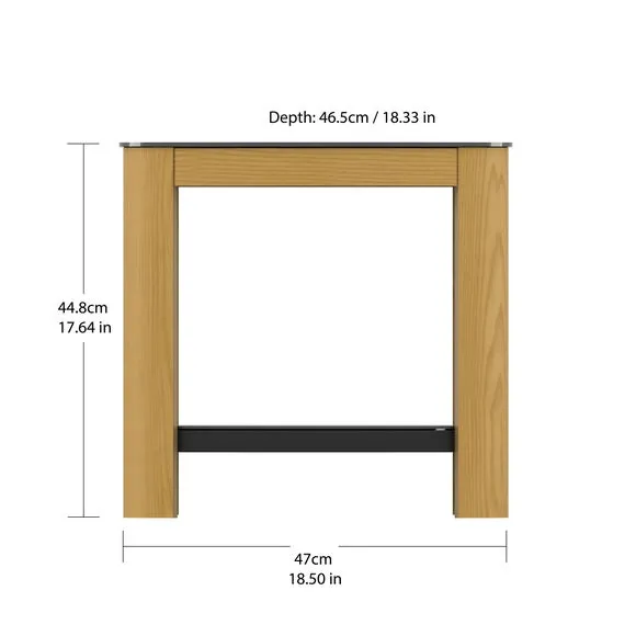 Affinity Real Curved Side Table, Wood 4