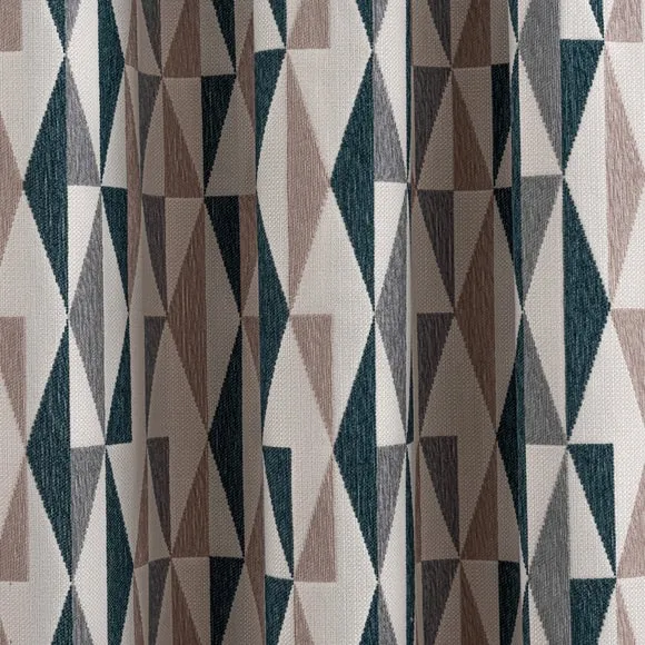 Elements Triangles Pencil Pleat Curtains 3