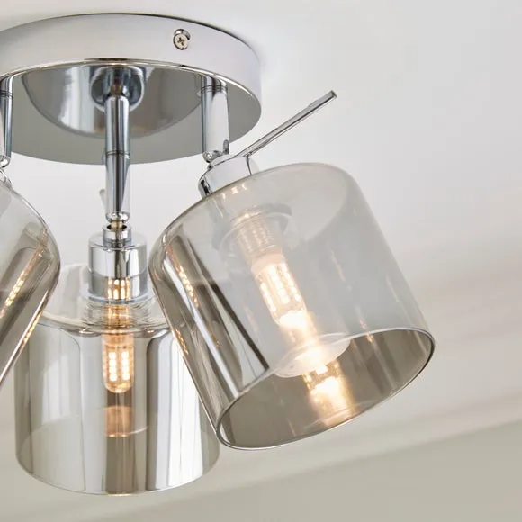 Erin 3 Light Adjustable Semi Flush Spotlight 3