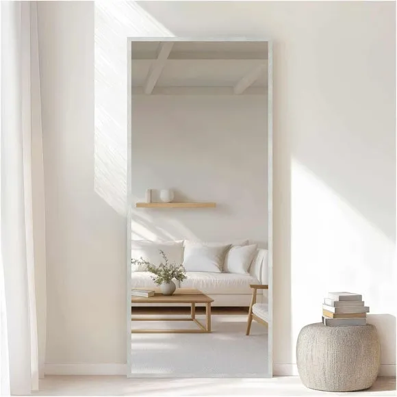 Nielsen Star Brushed Rectangle Full Length Wall Mirror 1