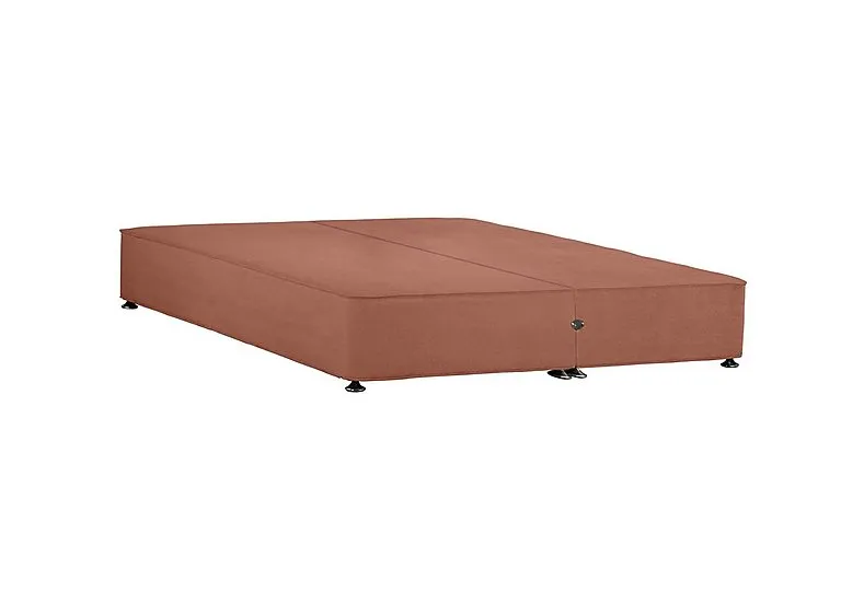 Shallow Divan Base - Super King - Burnt Orange