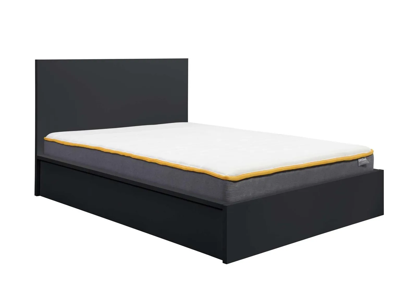 Birlea Ottoman Bed Frame Storage Oslo Gas Lift Black Grey White 6