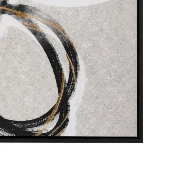 Cedar and Sage Set of 2 Gold Rings Framed Canvases 5