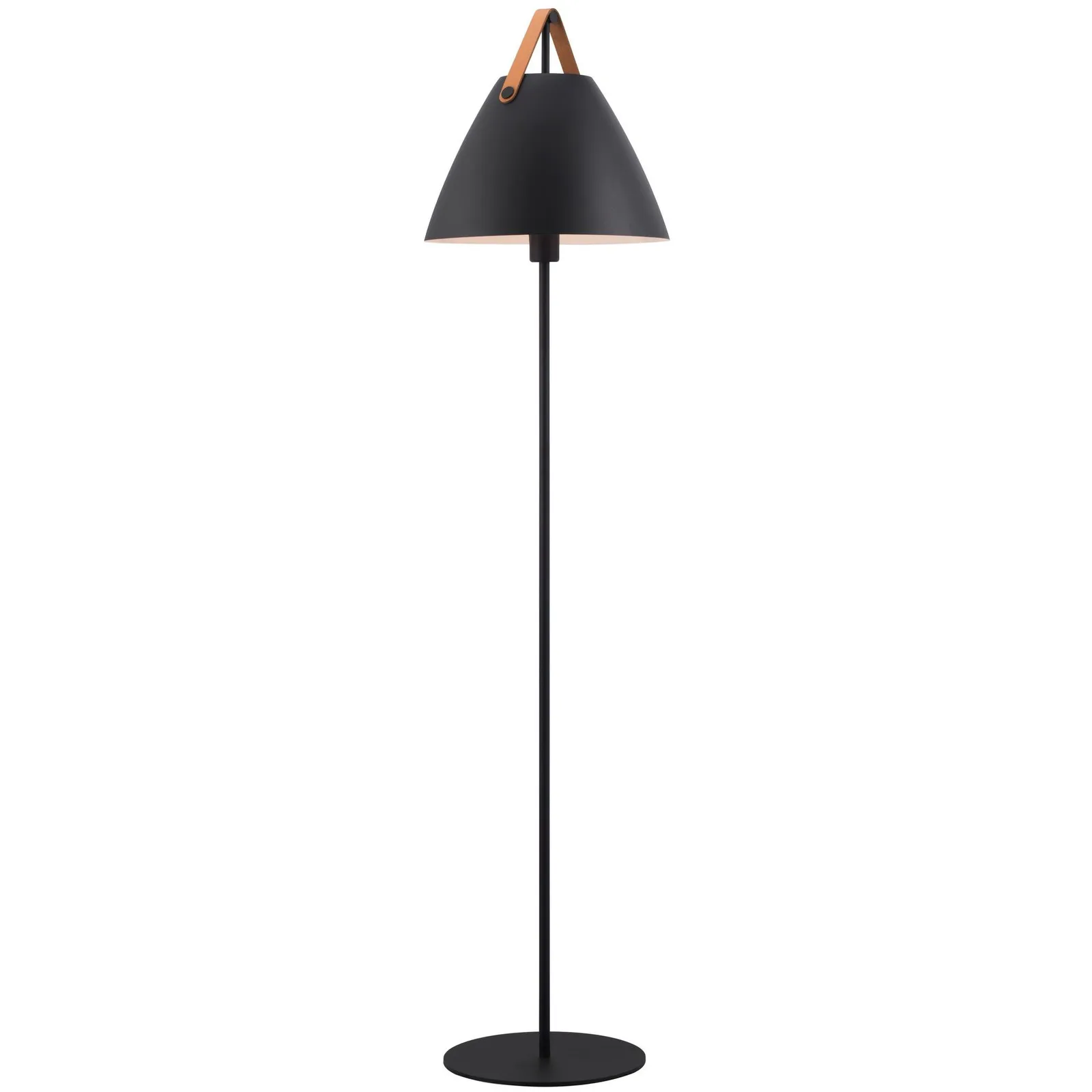 Nordlux Strap Floor Lamp Black Metal Livingroom E27 Switch