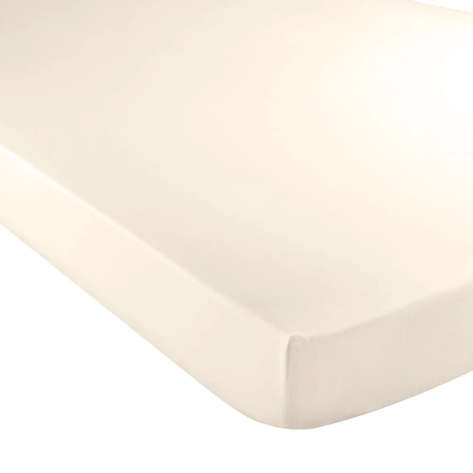5A Fifth Avenue Egyptian Cotton Sateen 300 Thread Count Fitted Sheet Cream