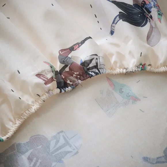 Star Wars The Mandalorian Fitted Bed Sheet 2
