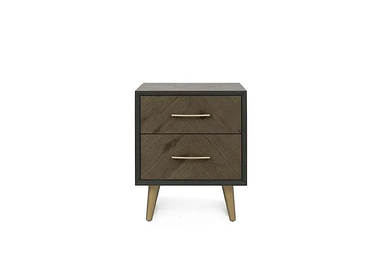 Willis 2 Drawer Bedside Cabinet