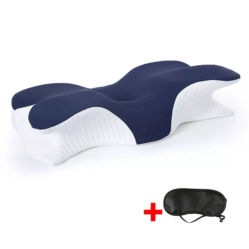 VOGREX Memory Foam Cervical Pillow for Neck Shoulder Pain Relief