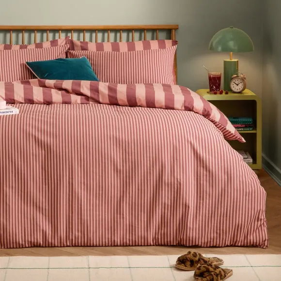 Furn. The Ultimate Stripe Polycotton Duvet Cover & Pillowcase Set 4