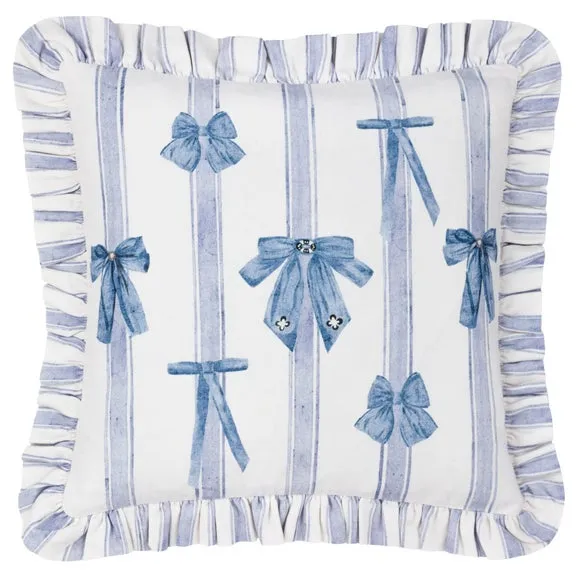 Furn. Noortje Ruffle Bow Square Cushion 3