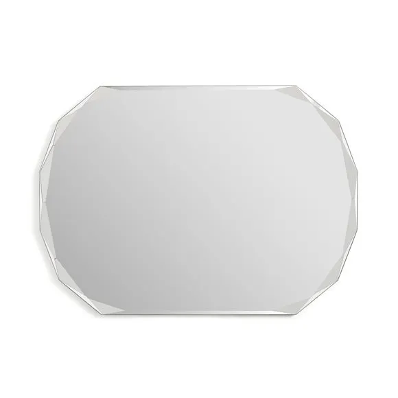 Livia Luxe Bevelled Edge Oval Wall Mirror 3