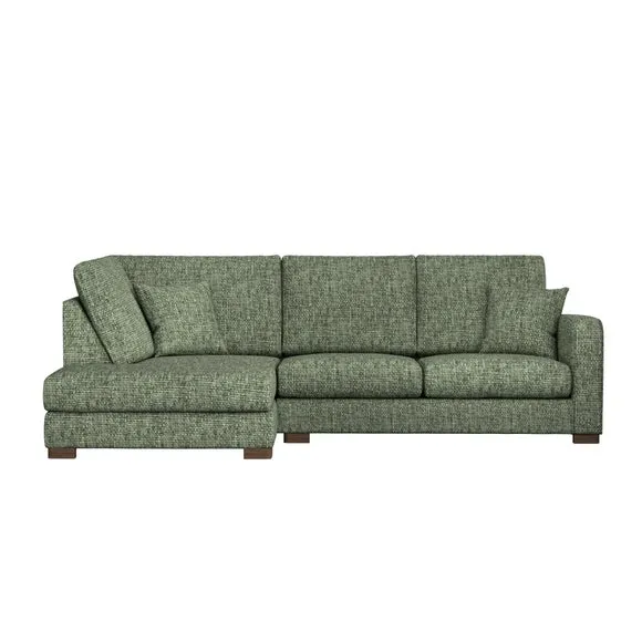 Carson Deep Sit Chunky Chenille Corner Sofa 3