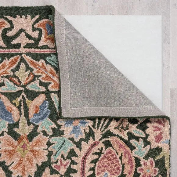 Annalise Mid Century Floral Wool Rug 3