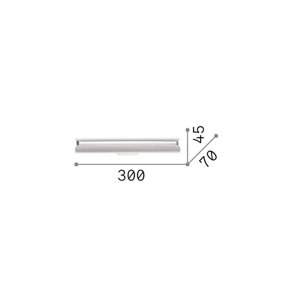 Netlighting Dorica Integrated LED Wall Lamp Brass 930lm 3000K in Gold 2