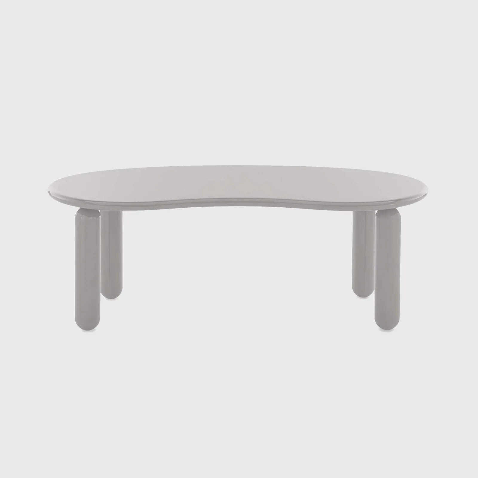 Kartell Undique Mas Side Table 119X59X44 Grey, Round Wood | Barker & Stonehouse
