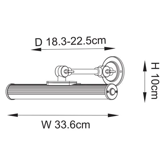 Vogue Margo Rechargeable Adjustable LED Picture Wall Light 5