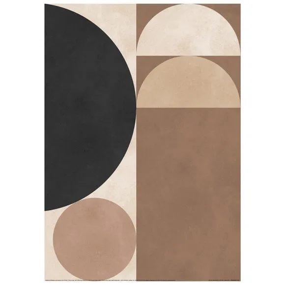 Neutral Abstract A3 Print