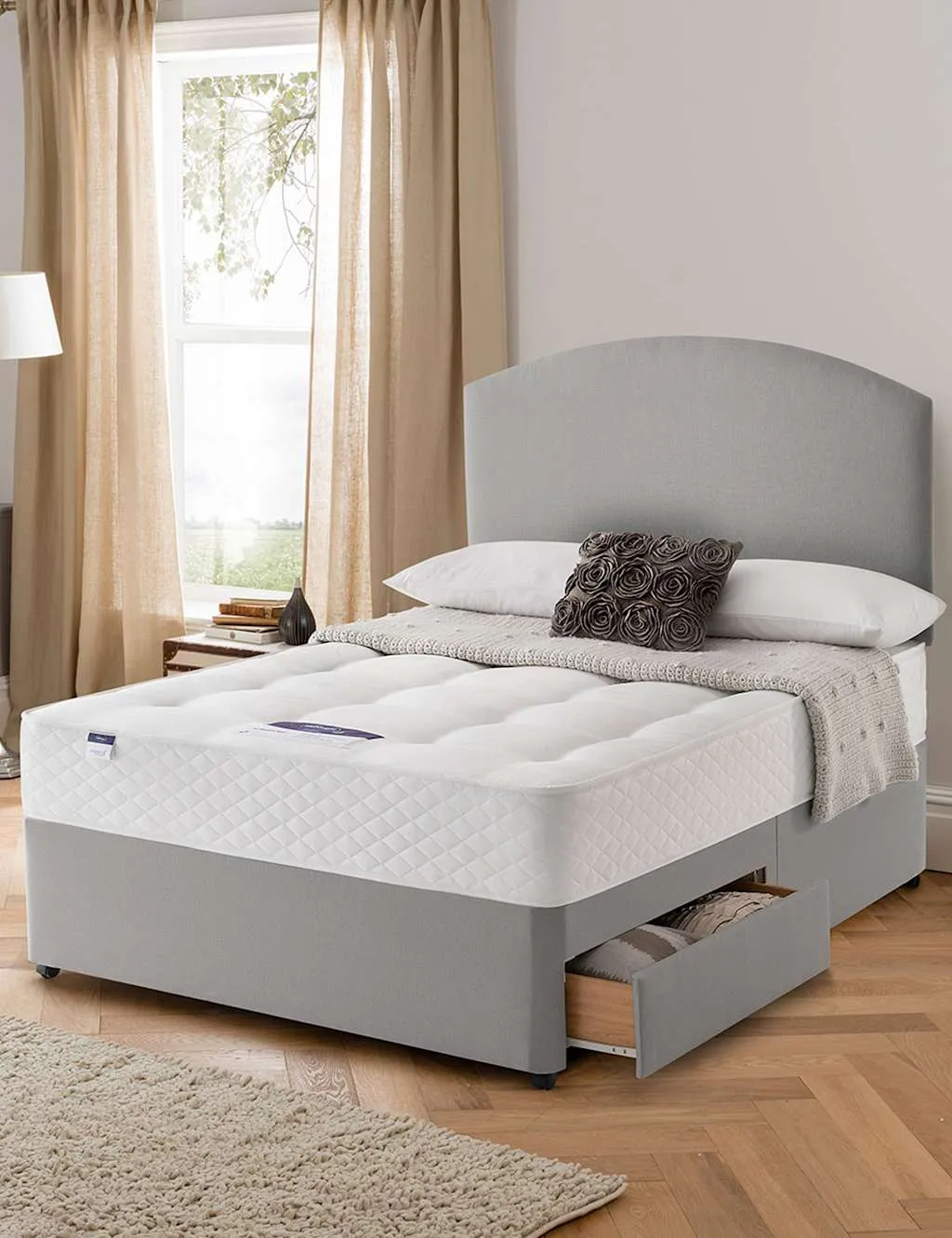 Silentnight Comfort Miracoil Extra Firm Mattress White