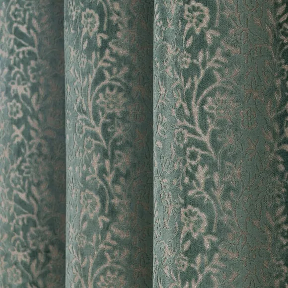 Madeline Velvet Pencil Pleat Curtains 3