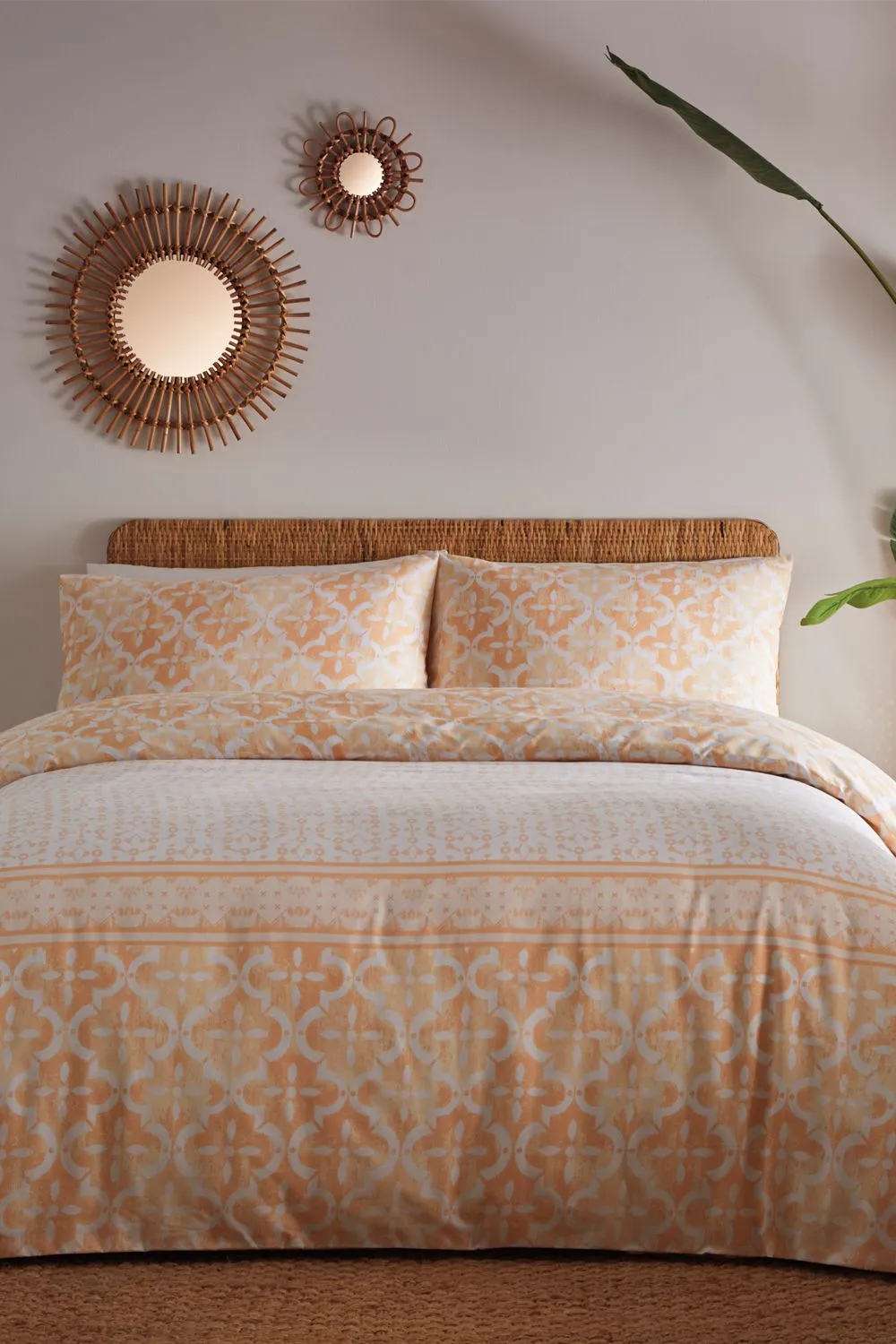 Martex Medina Duvet Cover Set in Peach