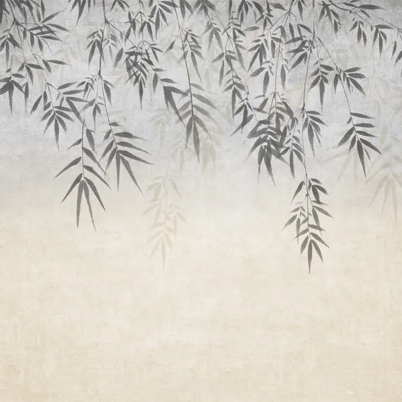 Ombre Leaf Wall Mural 4