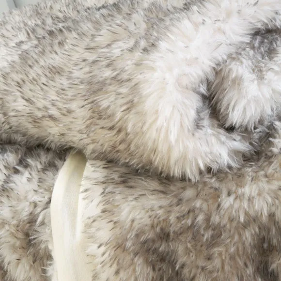 Catherine Lansfield Arctic Fox Throw Blanket 130cm x 170cm 2