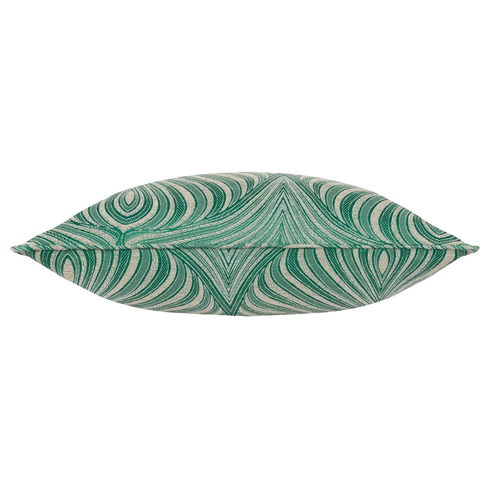 Paoletti Gatsby Jacquard Polyester Filled Cushion in Emerald 3