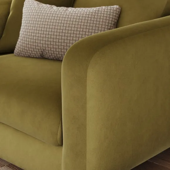 Luca Matte Soft Velvet Snuggle Chair 5