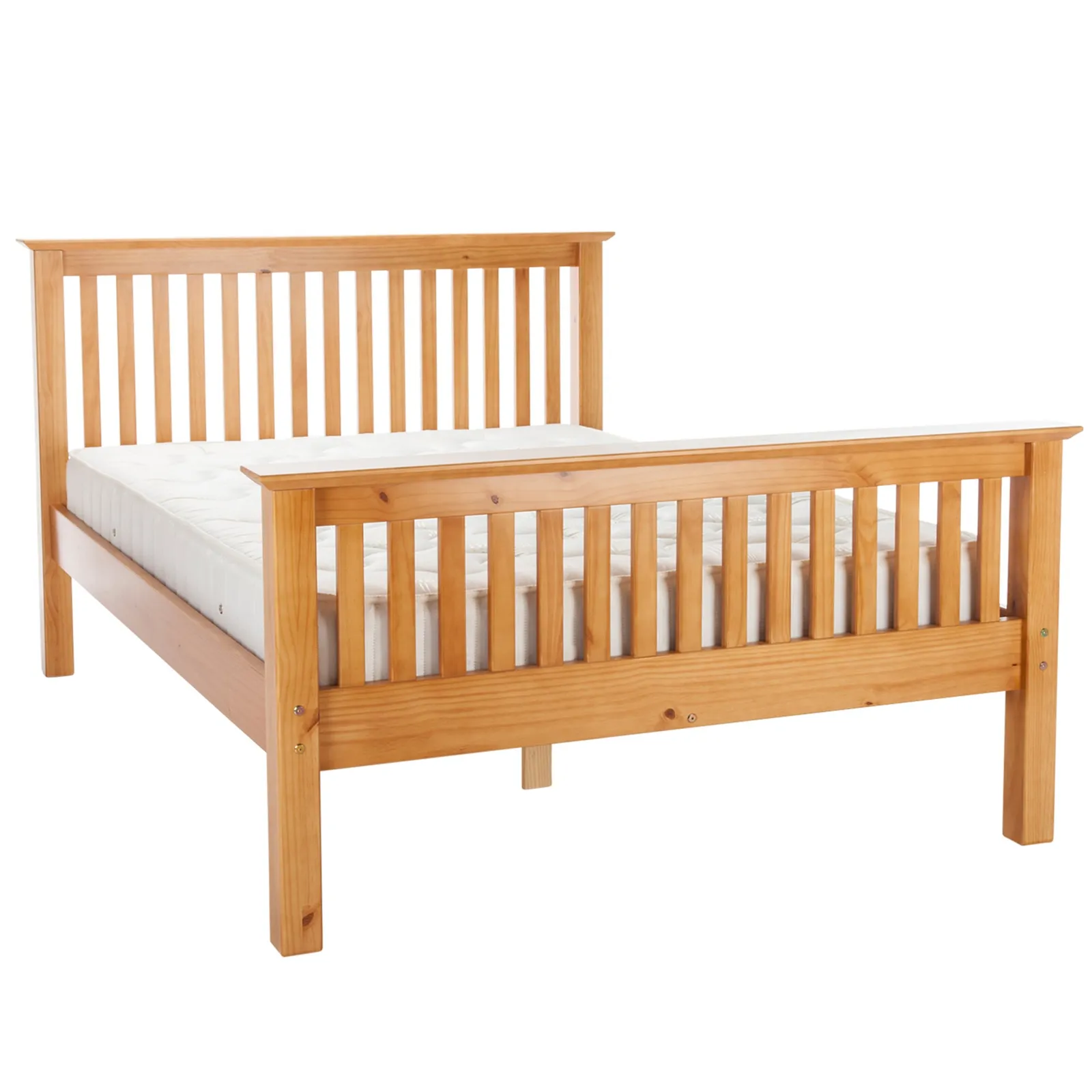 Barcelona High Foot Bedstead Natural