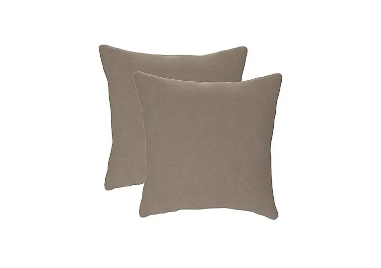 Pair of Small Scatter Cushions - Brandy Butter