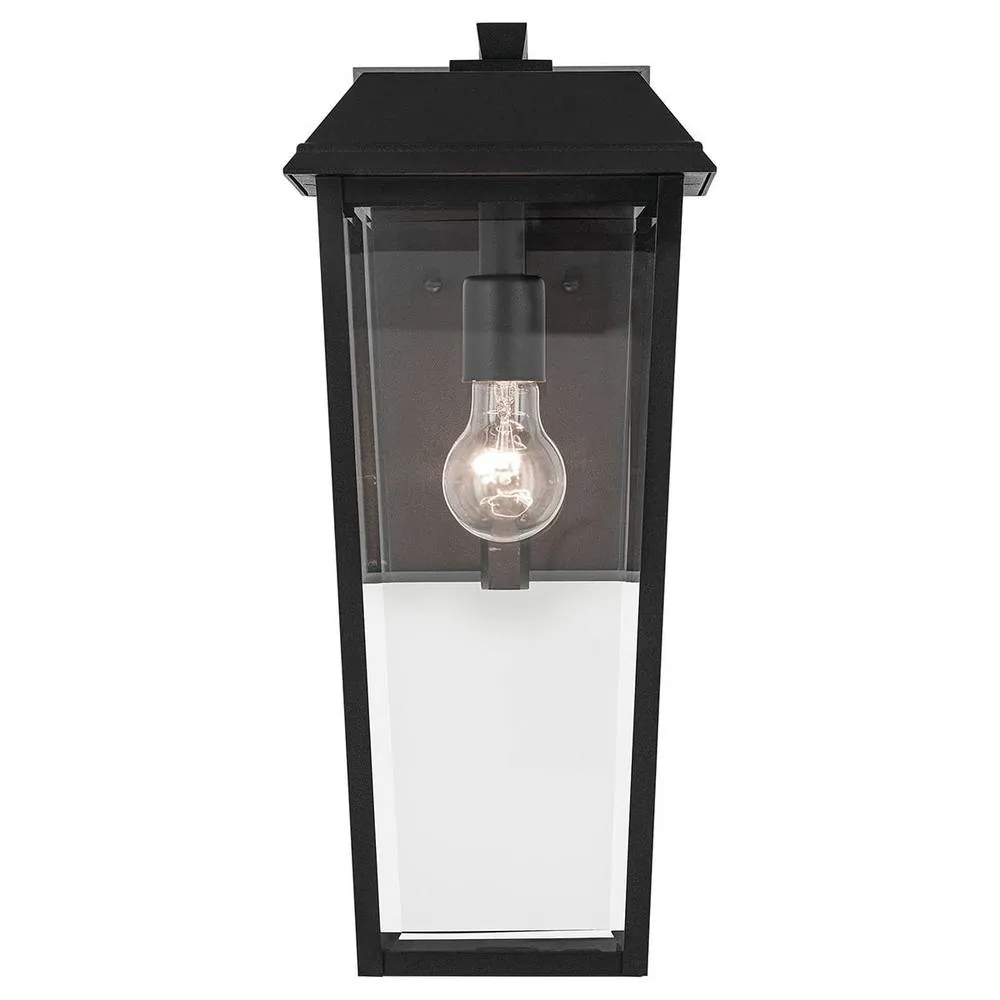Netlighting Mathus Medium Wall Lantern Black IP44 4