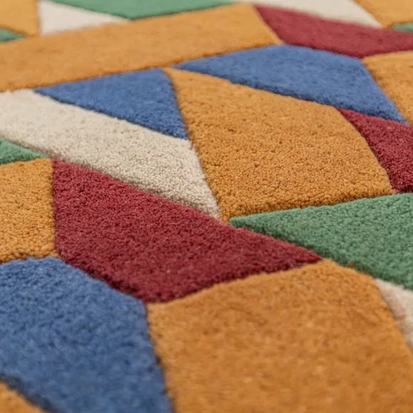 Connect Geometric Wool Rug 2