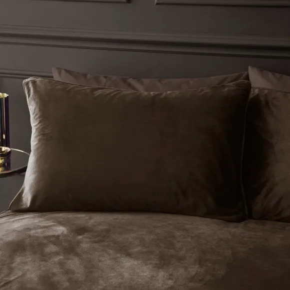 Catherine Lansfield Kingsley Matt Velvet Duvet Cover & Pillowcase Set 3