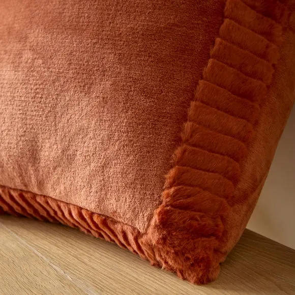 Catherine Lansfield Faux Velvet Cushion 3