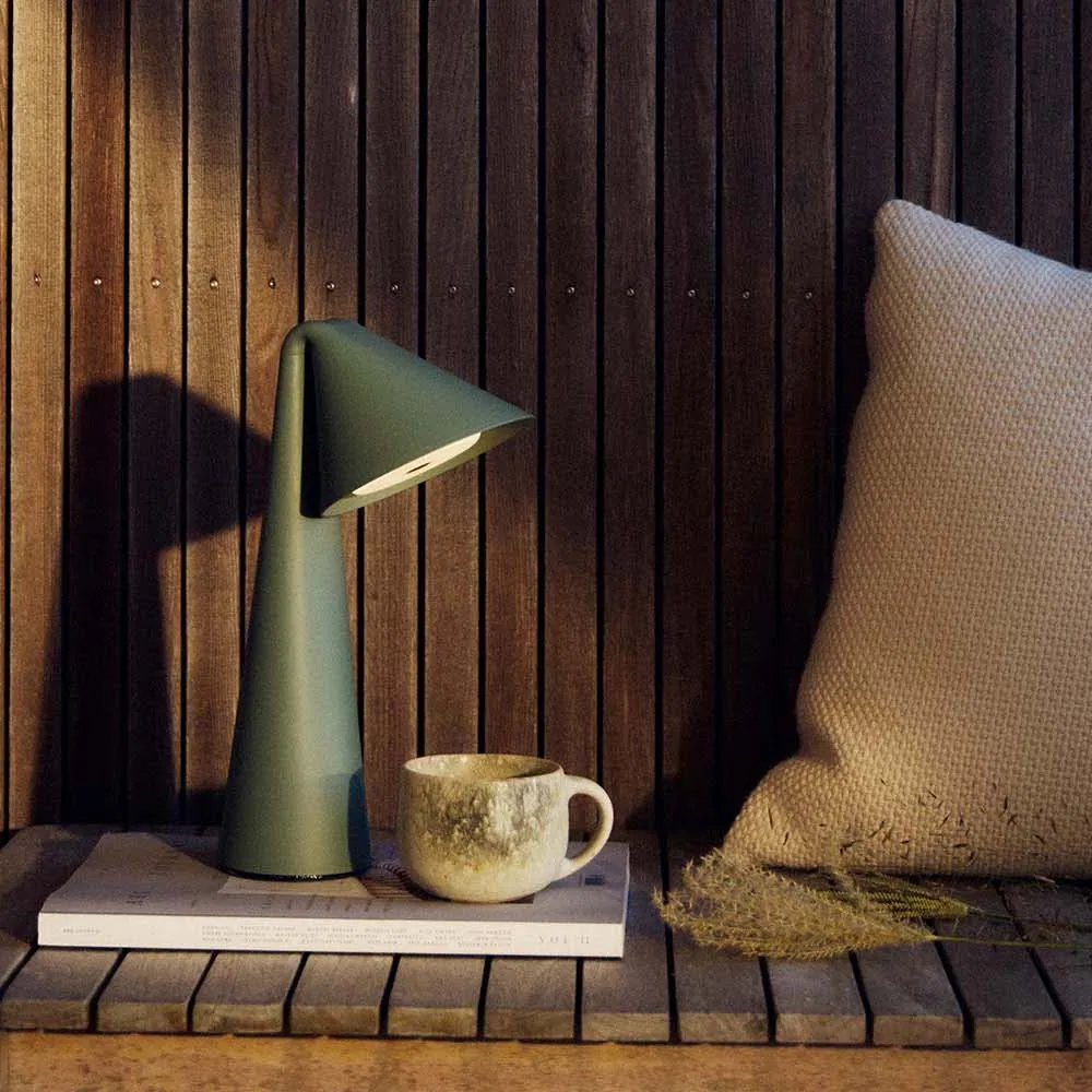 Frandsen Ami LED Portable Table Lamp Chocolate Clay 5
