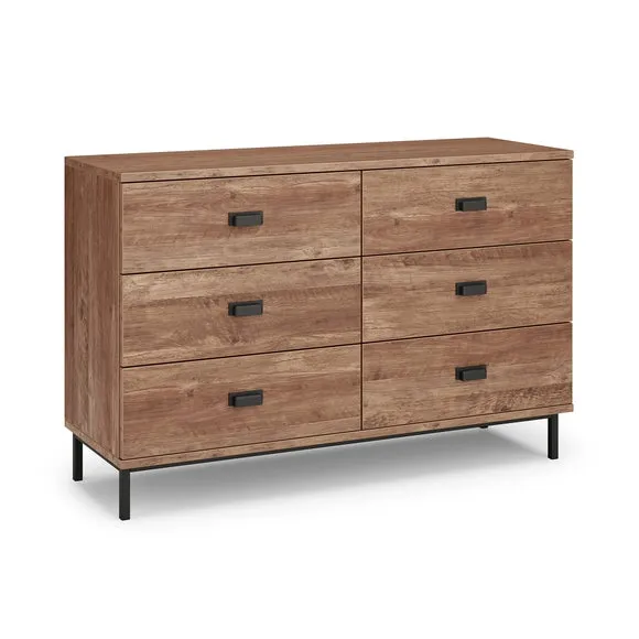 Fulton 6 Drawer Chest, Pine Effect 6